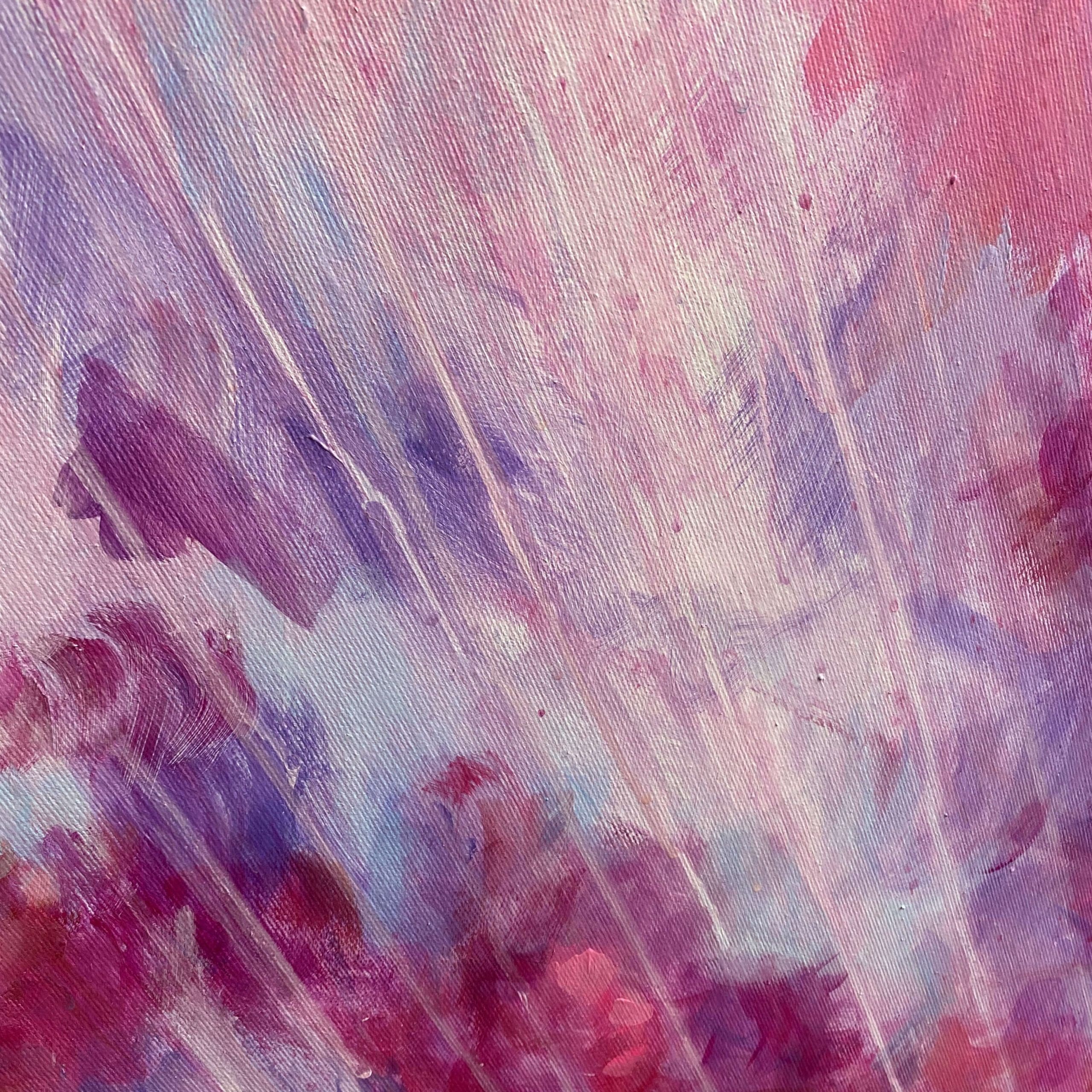 duży obraz do salonu różowy abstrakcyjny obraz abstrakcja różowa nowoczesny obraz