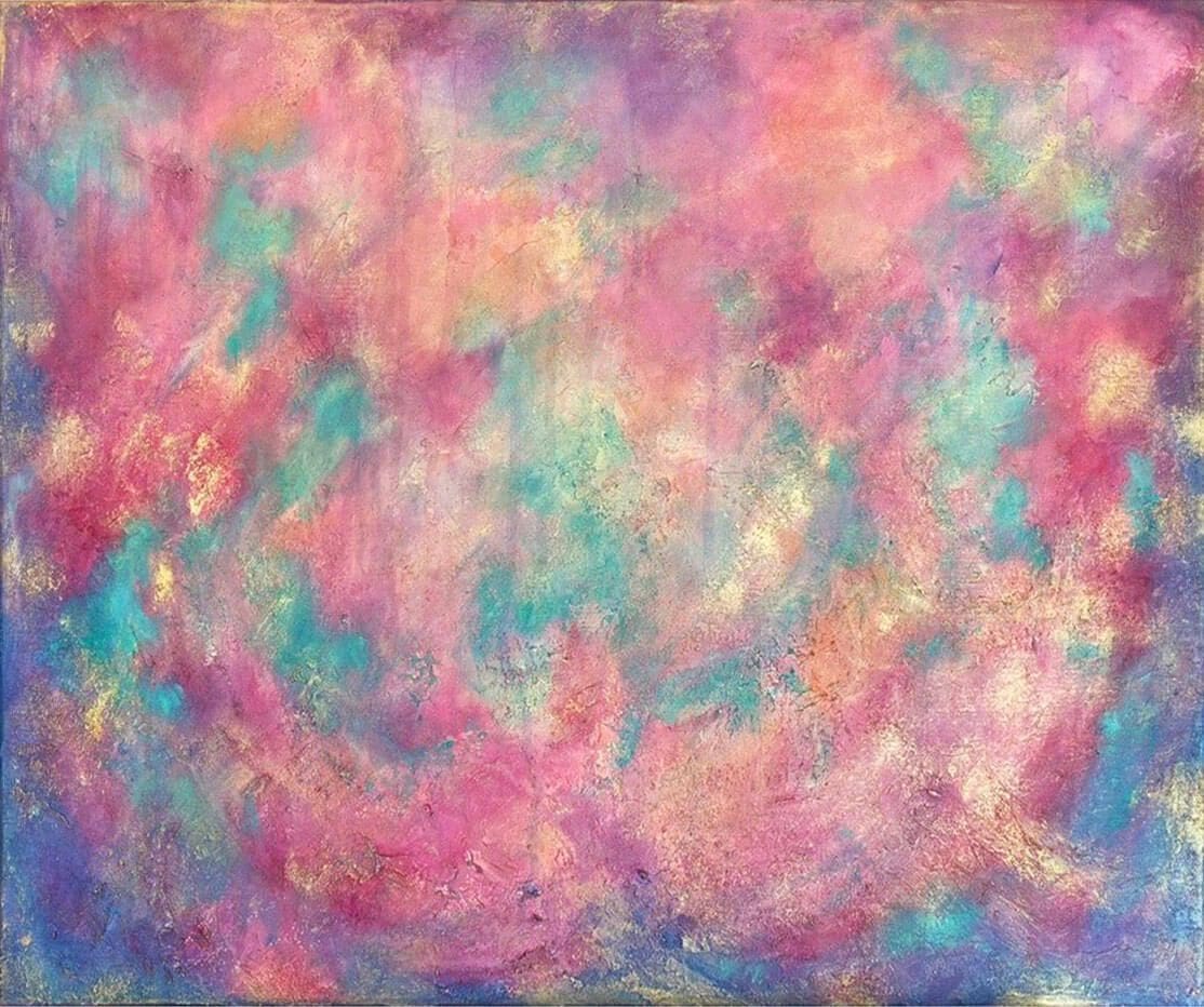 duży obraz do salonu nowoczesny kolorowy abstrakcyjny obraz abstrakcja złoto faktura